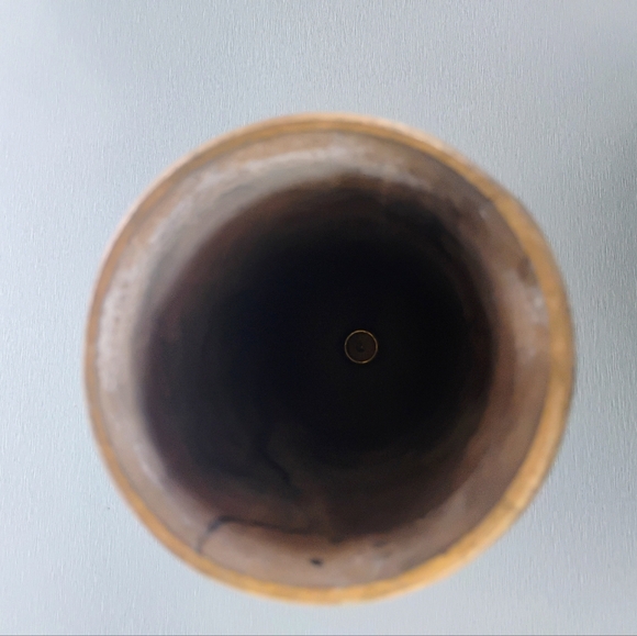 Vintage Bronze Memorial Cemetery Vase - Picture 4 of 5